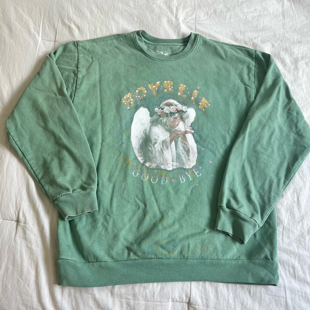 Boys Lie Green Crew Neck